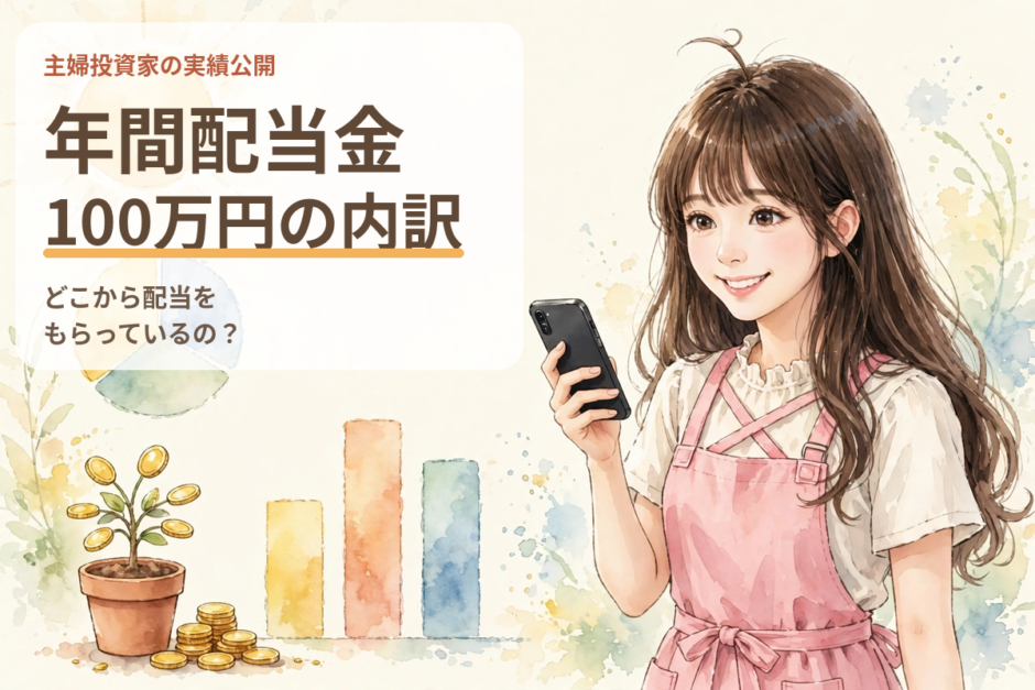 年間配当100万円主婦